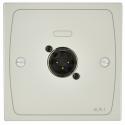 XLR-M1W XLR Input Module – White – Male