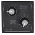 RSL-6MB Remote Source / Volume Select Media Plate in Black