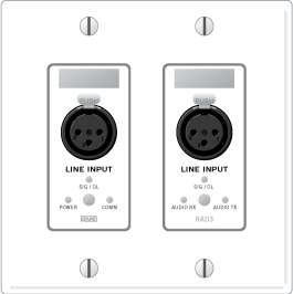 RAD3 – Dual XLR Line Inputs