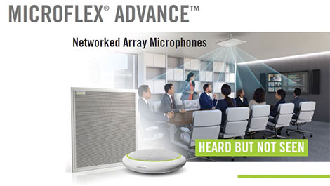 Shure shipping Microflex Advance ceiling and table microphones - News