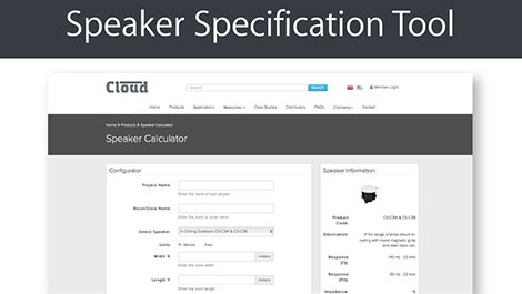 Have you tried a new Cloud Speaker Specification Tool  yet? - News