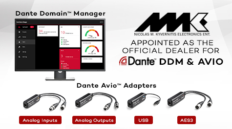 NMK Appointed as the Official Dealer for Dante DDM & AVIO - News