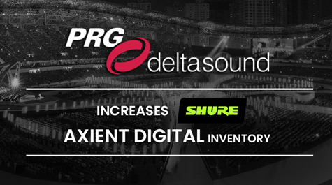 PRG Deltasound Increases Shure Axient Digital Inventory